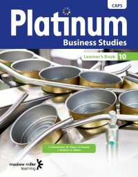 Cover image: Platinum Business Studies Grade 10 Learner's Book 1st edition 9780636124837