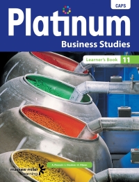 Cover image: Platinum Business Studies Grade 11 Learner's Book 1st edition 9780636136090