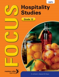 Cover image: Focus Hospitality Studies Grade 12 Learner's Book 1st edition 9780636141971