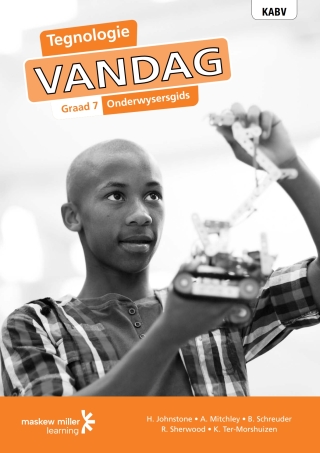 Cover image: Tegnologie Vandag Graad 7 Onderwysersgids 1st edition 9780636139817