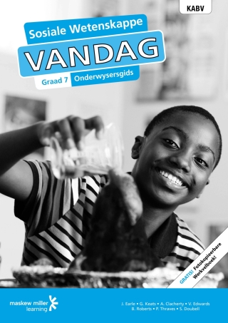 Cover image: Sosiale Wetenskappe Vandag Graad 7 Onderwysersgids 1st edition 9780636144729