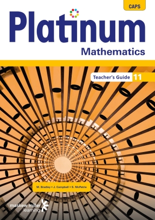 Cover image: Platinum Mathematics Grade 11 Teacher's Guide 1st edition 9780636135857
