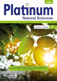 Cover image: Platinum Natural Sciences Grade 7 Teacher's Guide 1st edition 9780636140905