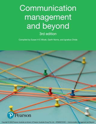 Cover image: Communication Management and Beyond (Custom Edition) 3rd edition 9780655702351