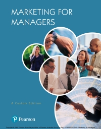 Cover image: Marketing for Managers (Custom Edition) 1st edition 9780655702412