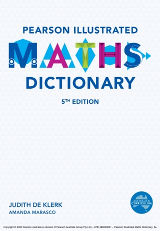 Cover image: Pearson Illustrated Maths Dictionary 5th edition 9781486009831