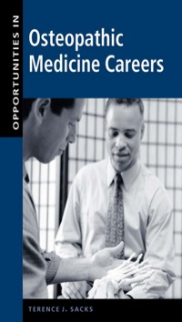 Cover image: Opportunities in Osteopathic Medicine Careers 1st edition 9780658001864
