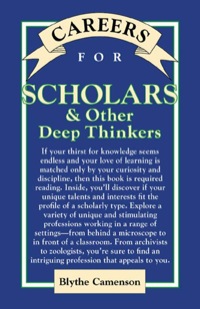 Cover image: Careers for Scholars & Other Deep Thinkers 1st edition 9780658001925