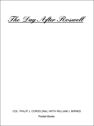 Cover image: The Day After Roswell 9781501172007