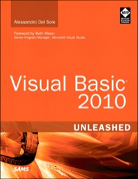 Cover image: Visual Basic 2010 Unleashed 1st edition 9780672331565