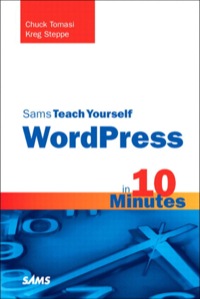 صورة الغلاف: Sams Teach Yourself WordPress in 10 Minutes 1st edition 9780672331770