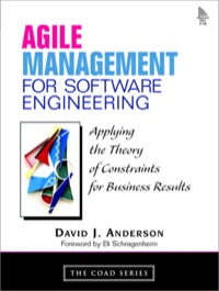 Cover image: Agile Management for Software Engineering 1st edition 9780131424609