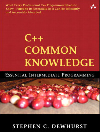 Imagen de portada: C++ Common Knowledge 1st edition 9780321321923