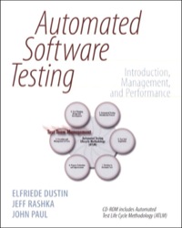 Cover image: Automated Software Testing 1st edition 9780201432879