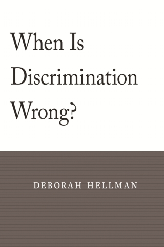 Cover image: When Is Discrimination Wrong? 9780674060296