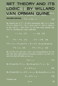 Cover image: Set Theory and Its Logic 9780674802070