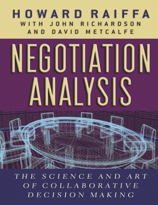 Cover image: Negotiation Analysis 9780674024144
