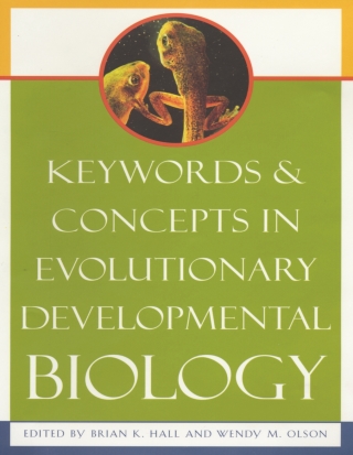 Cover image: Keywords and Concepts in Evolutionary Developmental Biology 9780674009042