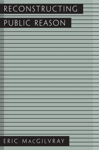 表紙画像: Reconstructing Public Reason 9780674015425