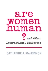 Cover image: Are Women Human? 9780674021877