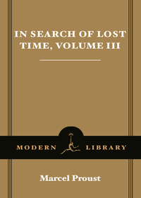 Cover image: In Search of Lost Time, Volume III 9780679600282