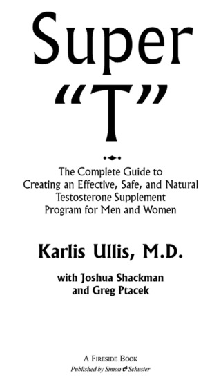 Cover image: Super "T" 9780684863351
