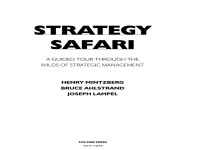 Cover image: Strategy Safari 9780743270571