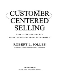 Cover image: Customer Centered Selling 9781439144633