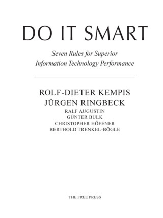 Cover image: Do It Smart 9780684864259