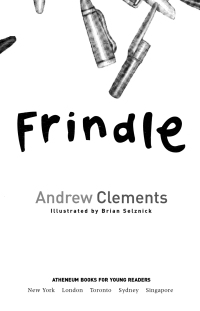 Cover image: Frindle 9781665906227