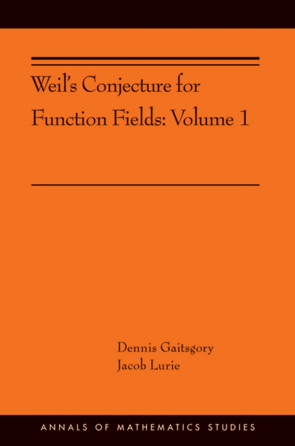 Weil's Conjecture for Function Fields (eBook)