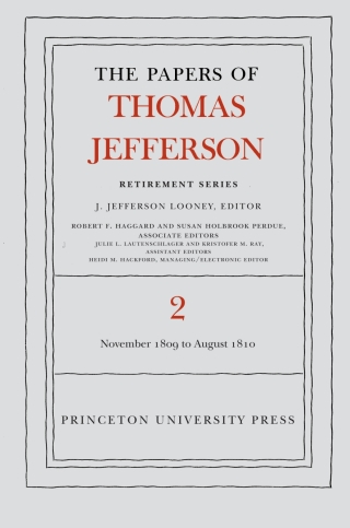 Cover image: The Papers of Thomas Jefferson, Retirement Series, Volume 2 9780691124902