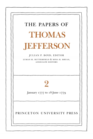 Cover image: The Papers of Thomas Jefferson, Volume 2 9780691045344