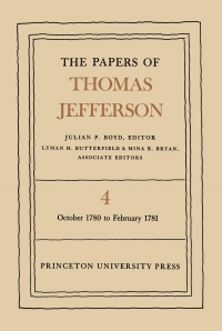 Omslagafbeelding: The Papers of Thomas Jefferson, Volume 4 9780691045368