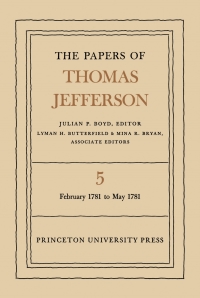 Cover image: The Papers of Thomas Jefferson, Volume 5 9780691045375