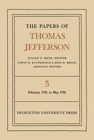 Imagen de portada: The Papers of Thomas Jefferson, Volume 5 9780691045375