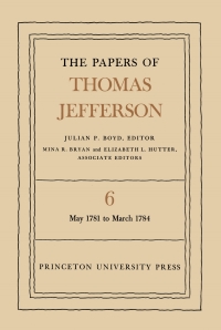 Cover image: The Papers of Thomas Jefferson, Volume 6 9780691045382