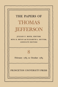 Omslagafbeelding: The Papers of Thomas Jefferson, Volume 8 9780691045405