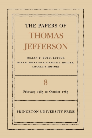 Imagen de portada: The Papers of Thomas Jefferson, Volume 8 9780691045405