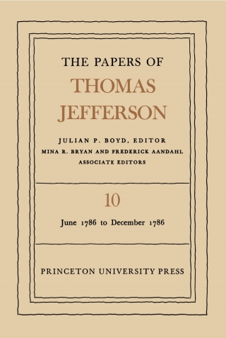 Cover image: The Papers of Thomas Jefferson, Volume 10 9780691045429