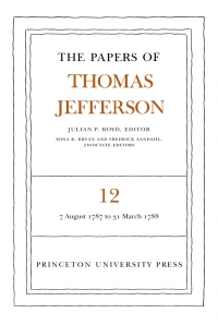 Cover image: The Papers of Thomas Jefferson, Volume 12 9780691045443