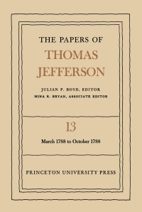 Titelbild: The Papers of Thomas Jefferson, Volume 13 9780691045450