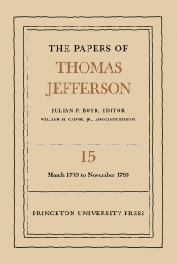 Cover image: The Papers of Thomas Jefferson, Volume 15 9780691045474
