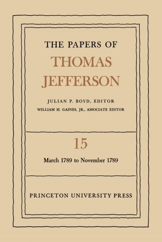 Imagen de portada: The Papers of Thomas Jefferson, Volume 15 9780691045474