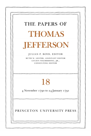 Cover image: The Papers of Thomas Jefferson, Volume 18 9780691045825