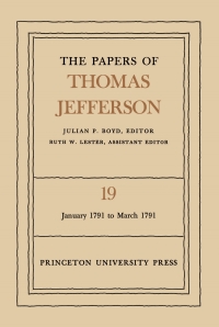 Cover image: The Papers of Thomas Jefferson, Volume 19 9780691045832