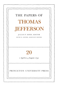 Cover image: The Papers of Thomas Jefferson, Volume 20 9780691046860