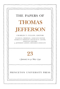 Cover image: The Papers of Thomas Jefferson, Volume 23 9780691047393