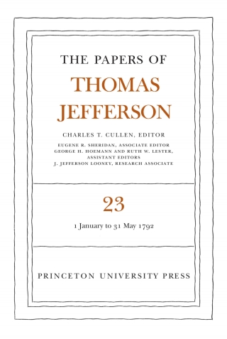 Cover image: The Papers of Thomas Jefferson, Volume 23 9780691047393
