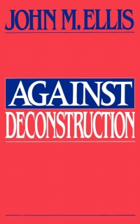 Cover image: Against Deconstruction 9780691014845